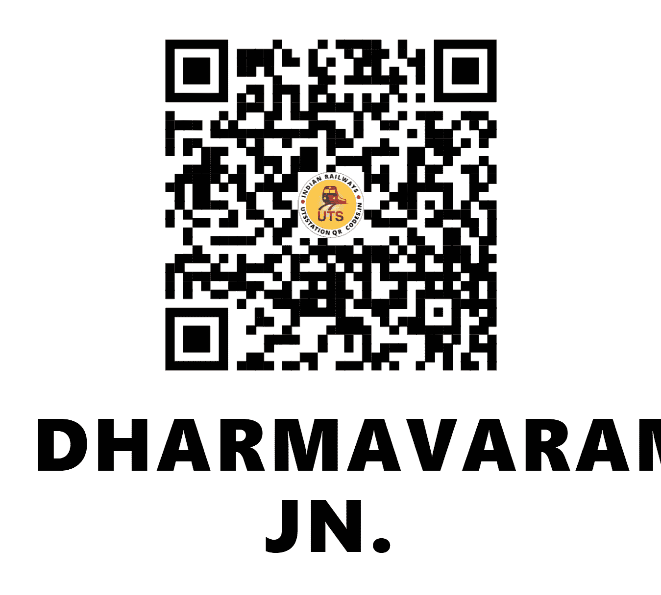 UTS QR Code for DHARMAVARAM JN. - DMM (SC - ANDHRA PRADESH)